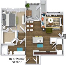 Hawthorn with Attached Garage 1018 floor plan